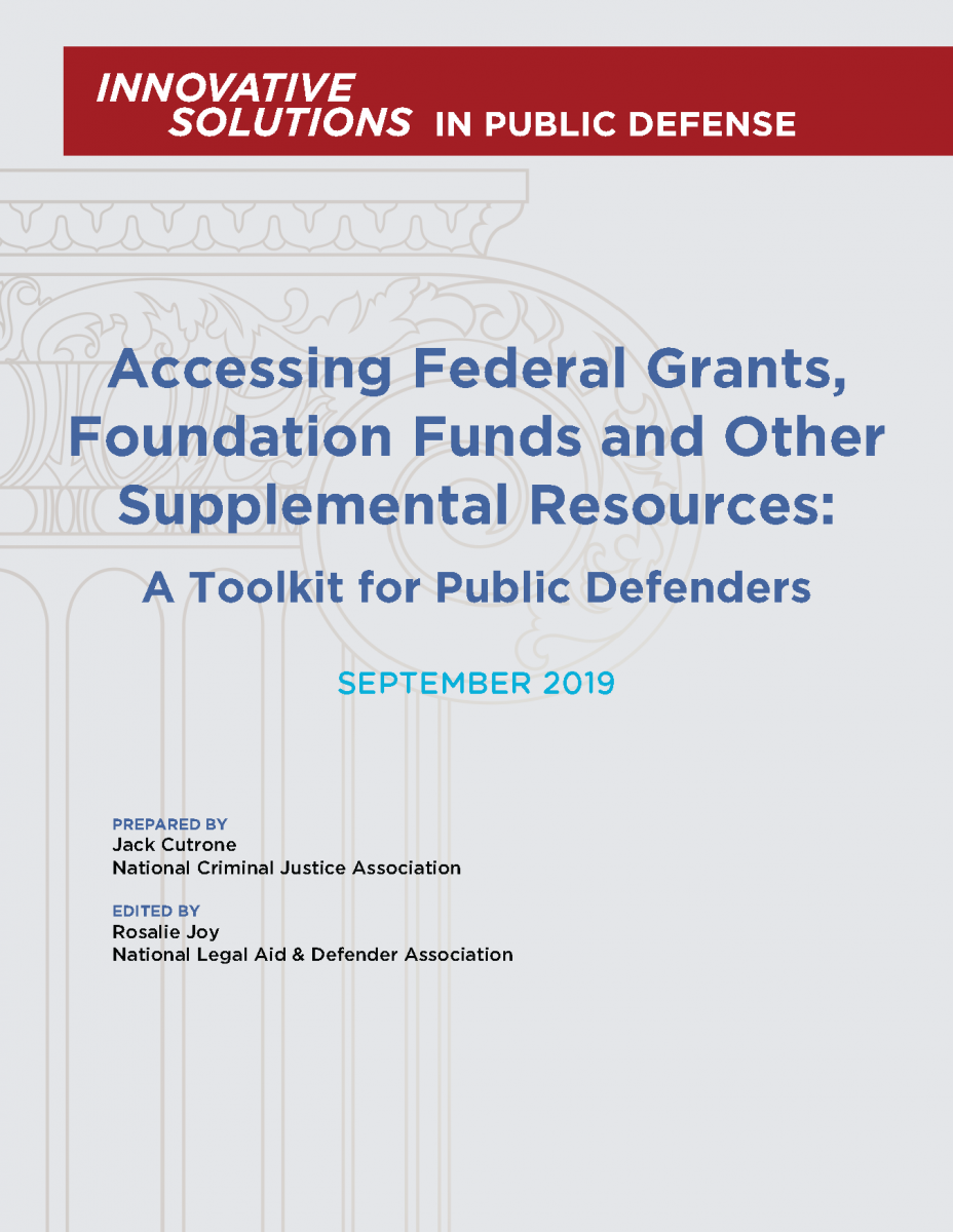 Innovative Solutions in Public Defense Initiative National Legal Aid